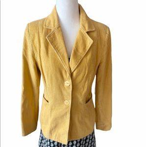 Vintage yellow corduroy jacket
